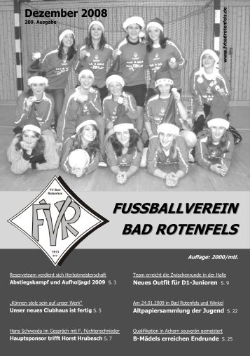 Ausgabe Dezember 2008 - FV Bad Rotenfels