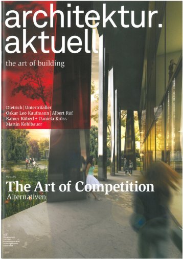 Interview Much Untertrifaller - Dietrich | Untertrifaller Architekten