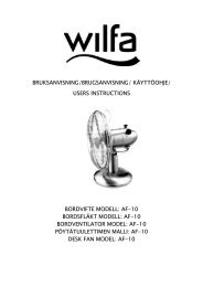 users instructions bordvifte modell: af-10 bordsflÃ¤kt modell: af-10 ...