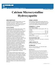 Calcium Microcrystalline Hydroxyapatite - Douglas Laboratories