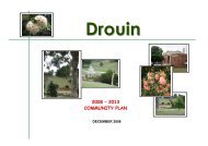 Drouin Community Plan - Baw Baw Shire Council