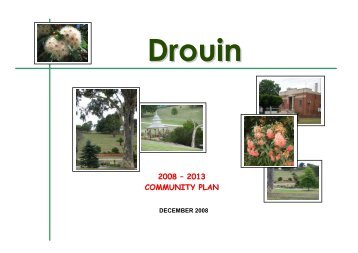Drouin Community Plan - Baw Baw Shire Council