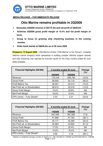 43 KB - Otto Marine Limited