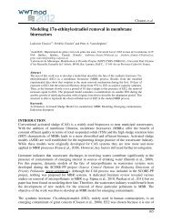 Modeling 17α-ethinylestradiol removal in membrane bioreactors