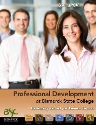 View the catalog - Bismarck State College