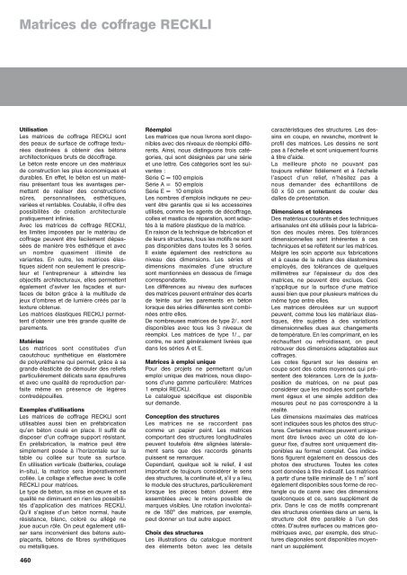 Matrices individuales - US Formliners for Concrete