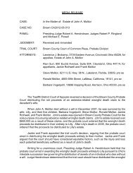 Sample Anders Brief Ohio 12th District Court of Appeals Sample Anders Brief Ohio 12th District Court of Appeals