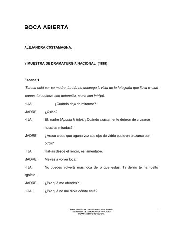 Descargar (PDF) - XV Muestra de Dramaturgia Nacional