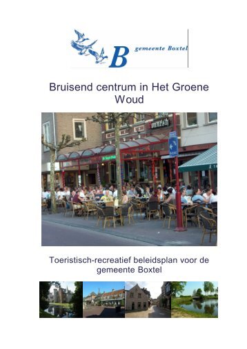 Nota Toerisme en Recreatie - Gemeente Boxtel
