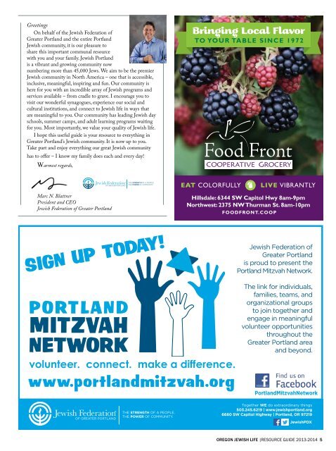 Download - Oregon Jewish Life Magazine