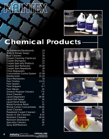 Maintex Catalog - Chemicals