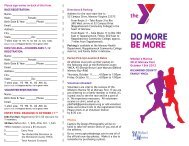 DO MORE BE MORE - Peninsula Metropolitan YMCA