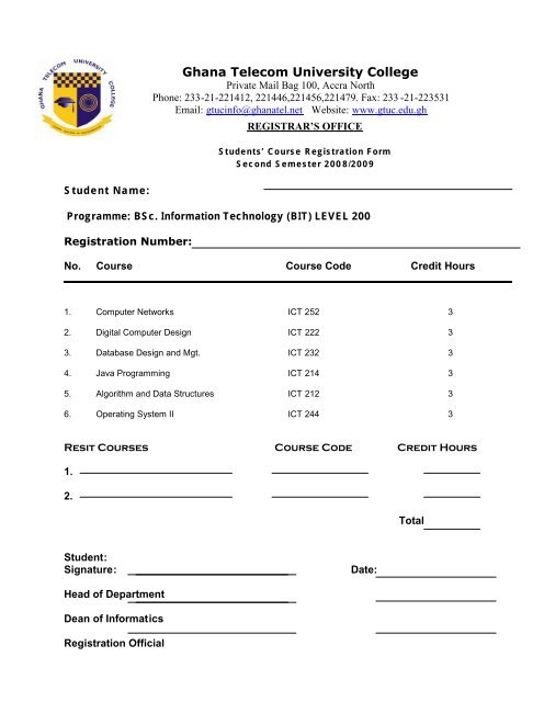 Ghana Telecom University College - GTUC