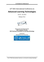 Advanced Learning Technologies - Advanced Digital Systems and ...