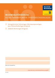 WOHNBAUFÖRDERUNG - Gemeinde Eggendorf