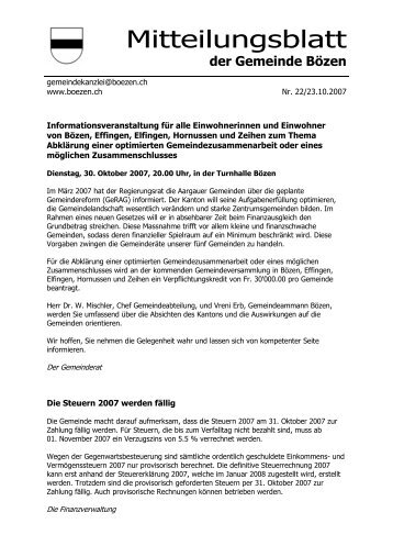 Mitteilungsblatt - Brugg-Online