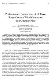 Performance Enhancement of Two- Stage Corona Wind Generator ...