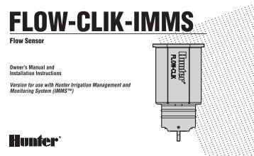 Flow-Clik IMMS Owner's Manual - Hunter Industries