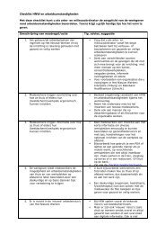 Checklist HNW en arbeidsomstandigheden - Arbo Online