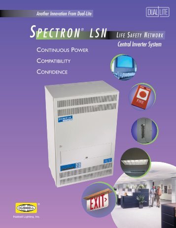 Spectr SpectronÂ® lSn life Safety network - Dual-Lite