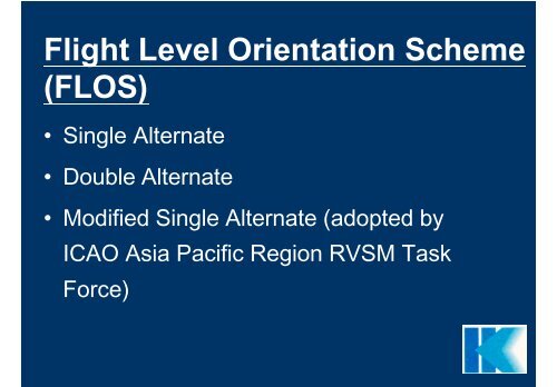 Flight Level Orientation Scheme (FLOS)(Open with new window)