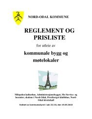 Reglement for utleie av kommunale bygg og mÃ¸telokaler