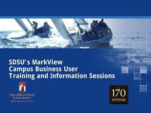 Markview MarkView User Guide - SDSU