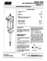 Air Operated Chassis Pump - Series 