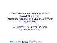 Current Induced Failure Analysis of Ni-based Microinsert ...