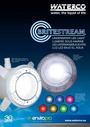 luz led bajo el agua led-unterwasserleuchten ... - Waterco Europe