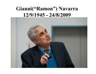 Gianni(âRamonâ) Navarra 12/9/1945 - 24/8/2009