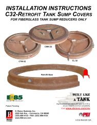 C32 Retrofit for Fiberglass Tank Sumps - Bravo