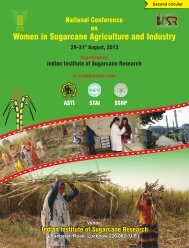 Know more... - Indian Institute of Sugarcane Research