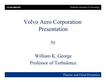 Volvo Aero Corporation Presentation - Turbulence Online