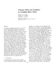 Pressure Fields and Cavitation in Turbulent Shear Flows