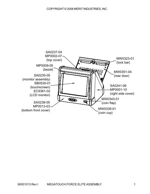 Computer Monitor Parts Diagram