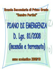 Piano di emergenza 2009/2010 - Comune di Reggio Emilia