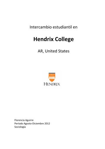 Informe final intercambio - Florencia Aguirre - Internacional