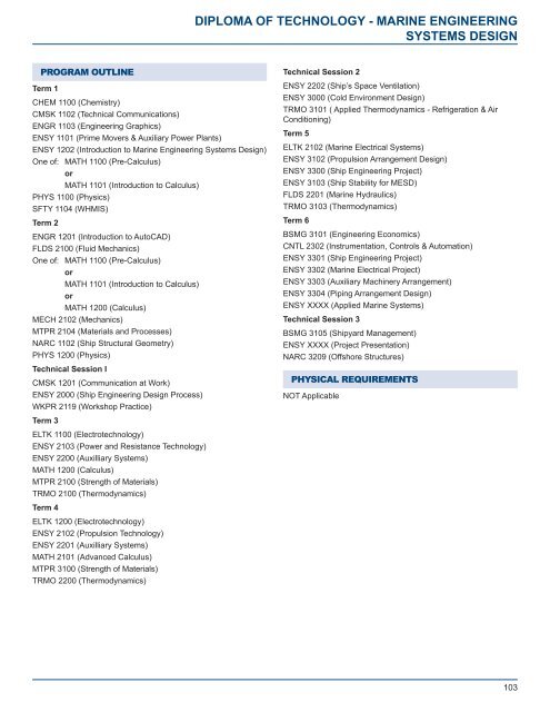 Academic Calendar - Fisheries and Marine Institute - Memorial ...