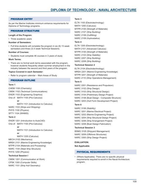 Academic Calendar - Fisheries and Marine Institute - Memorial ...