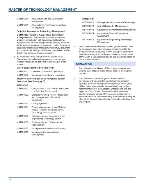 Academic Calendar - Fisheries and Marine Institute - Memorial ...