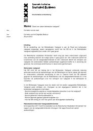 C) Memo vastgoed - Vergaderingen