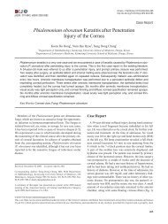 Phialemonium obovatum Keratitis after Penetration Injury of the ...