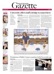 University offers staff a bridge to somewhere - Harvard News Office ...