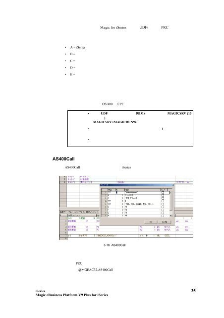 iSeries éçºã¬ã¤ã - Magic Software Enterprises