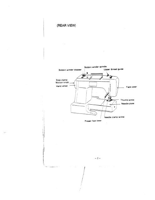 INSTRUCTION MANUAL FOR SEWING MACHINE - Singer - This Wiki