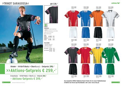 kinder - 14 ka-Trikots + shorts oi - setpreis 532 - Sporttrikot