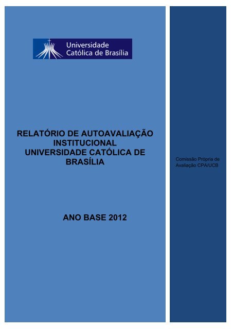 RelatÃ³rio de AutoavaliaÃ§Ã£o Parcial - Universidade CatÃ³lica de BrasÃ­lia