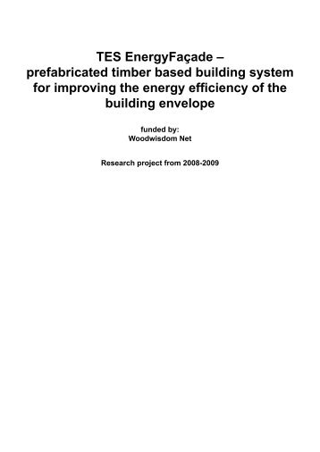 TES EnergyFaÃ§ade â prefabricated timber based building system for ...