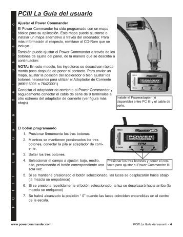 PCIII La GuÃ­a del usuario - Power Commander